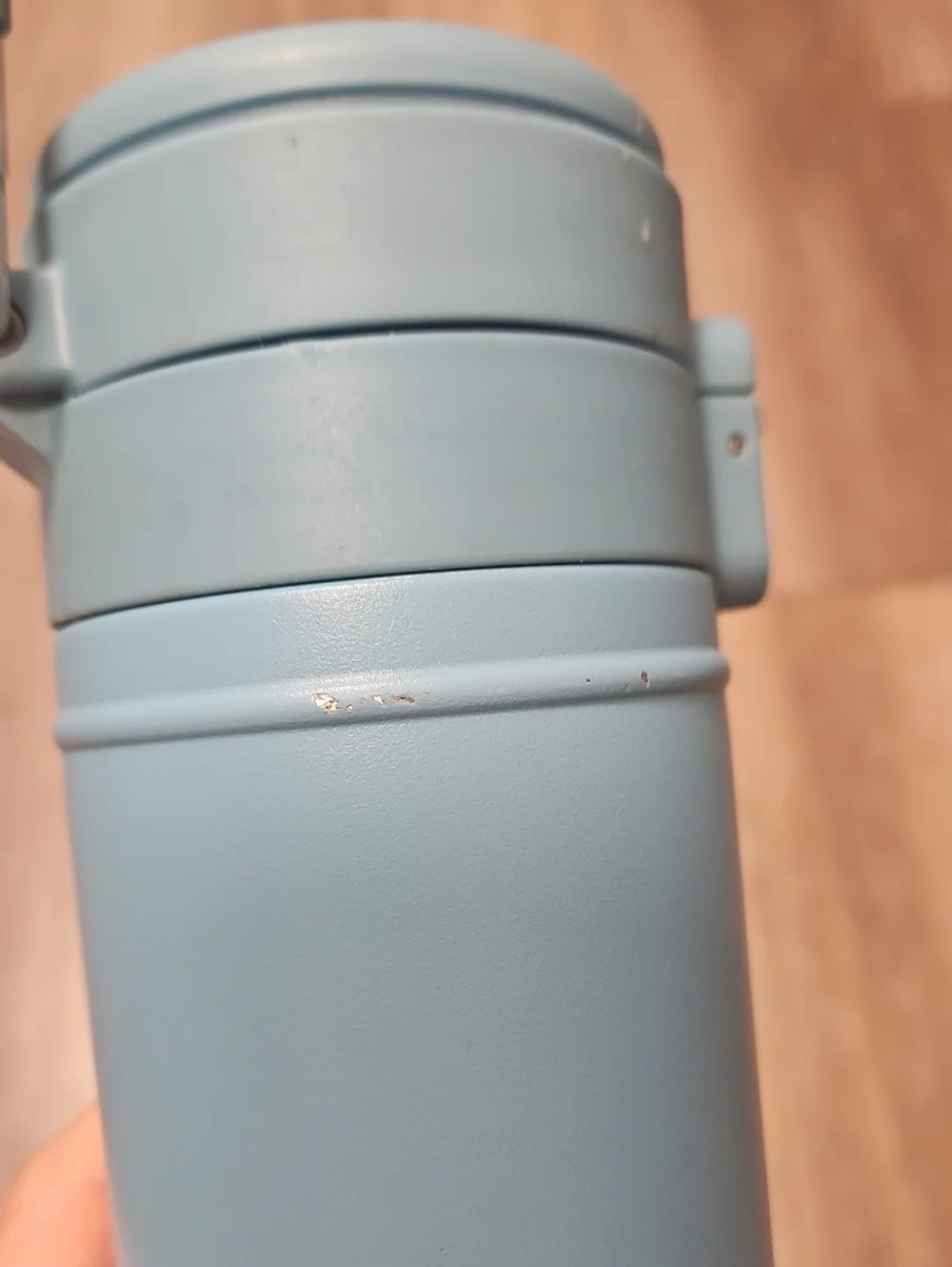 Stanley Light Blue Vacuum Bottle - Travel Tumbler 17 Oz - Picture 4 of 7